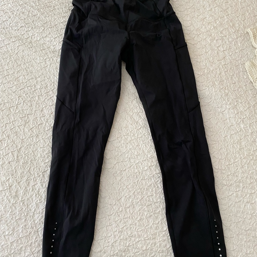 Lululemon fast and free 3/4 length reflective